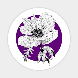 Ink - Anemone Variation 1 Magnet